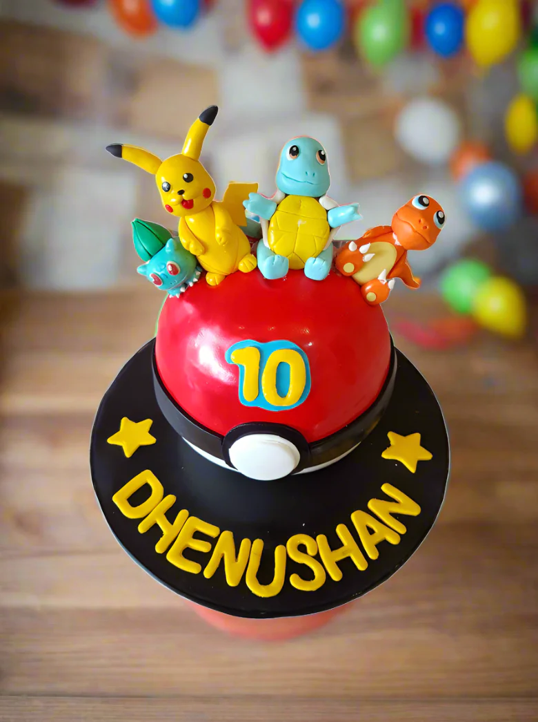 Pokemon Fondant Cake - Image 3