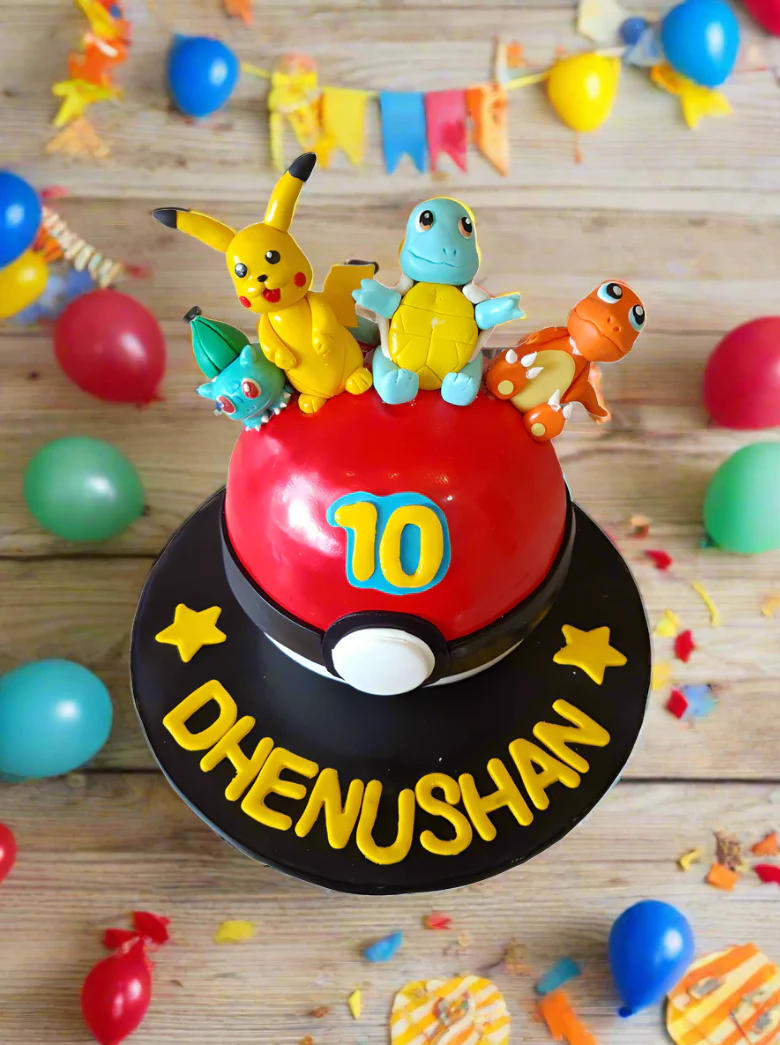 Pokemon Fondant Cake - Image 4