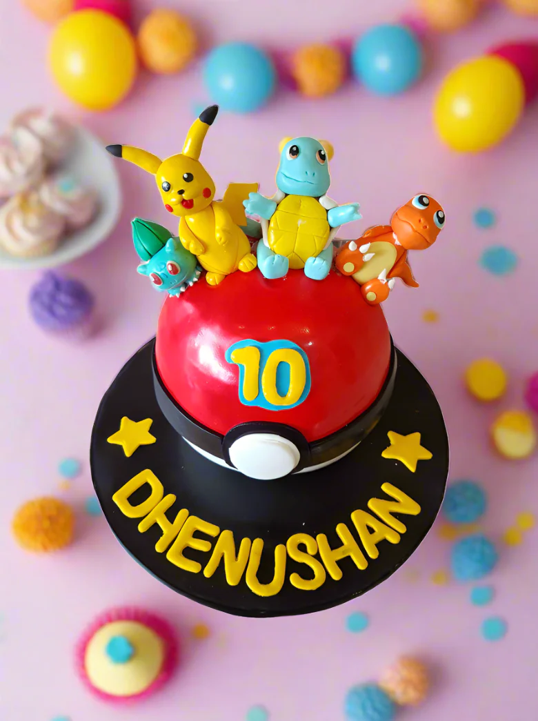 Pokemon Fondant Cake - Image 6