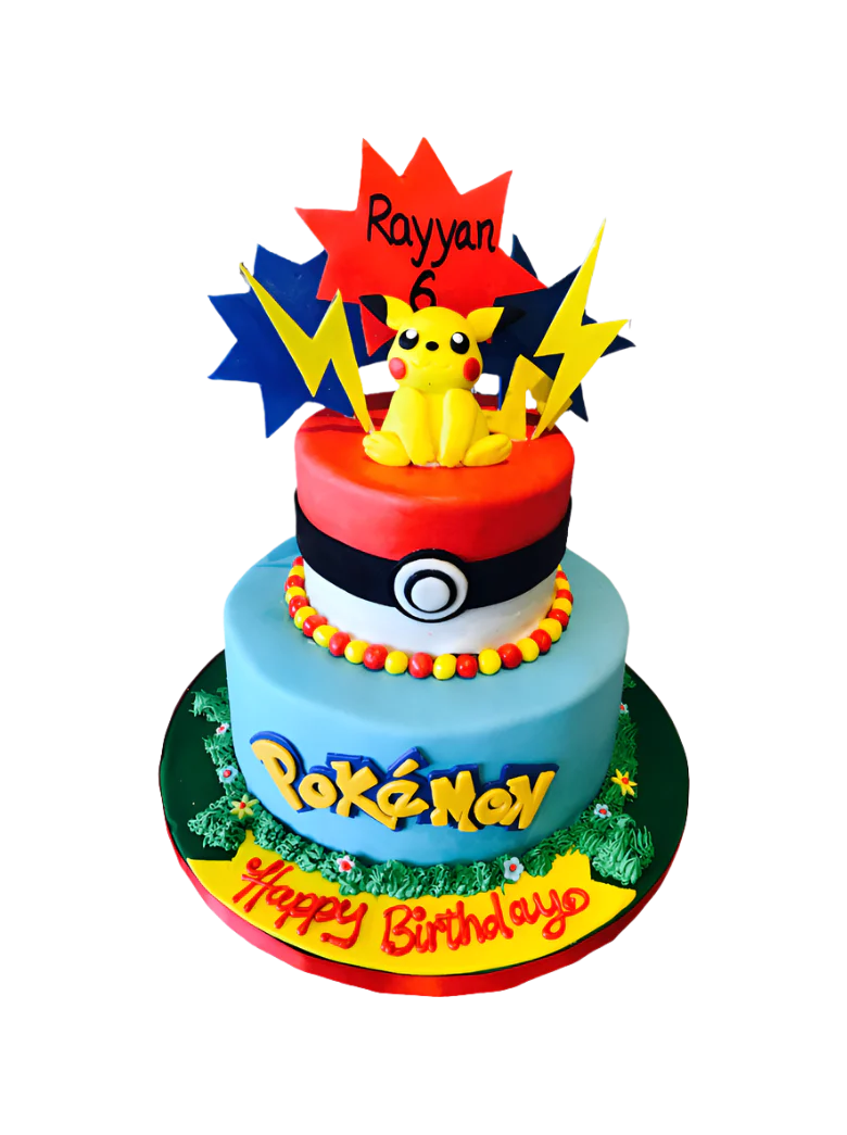 Pokemon Fondant Cake