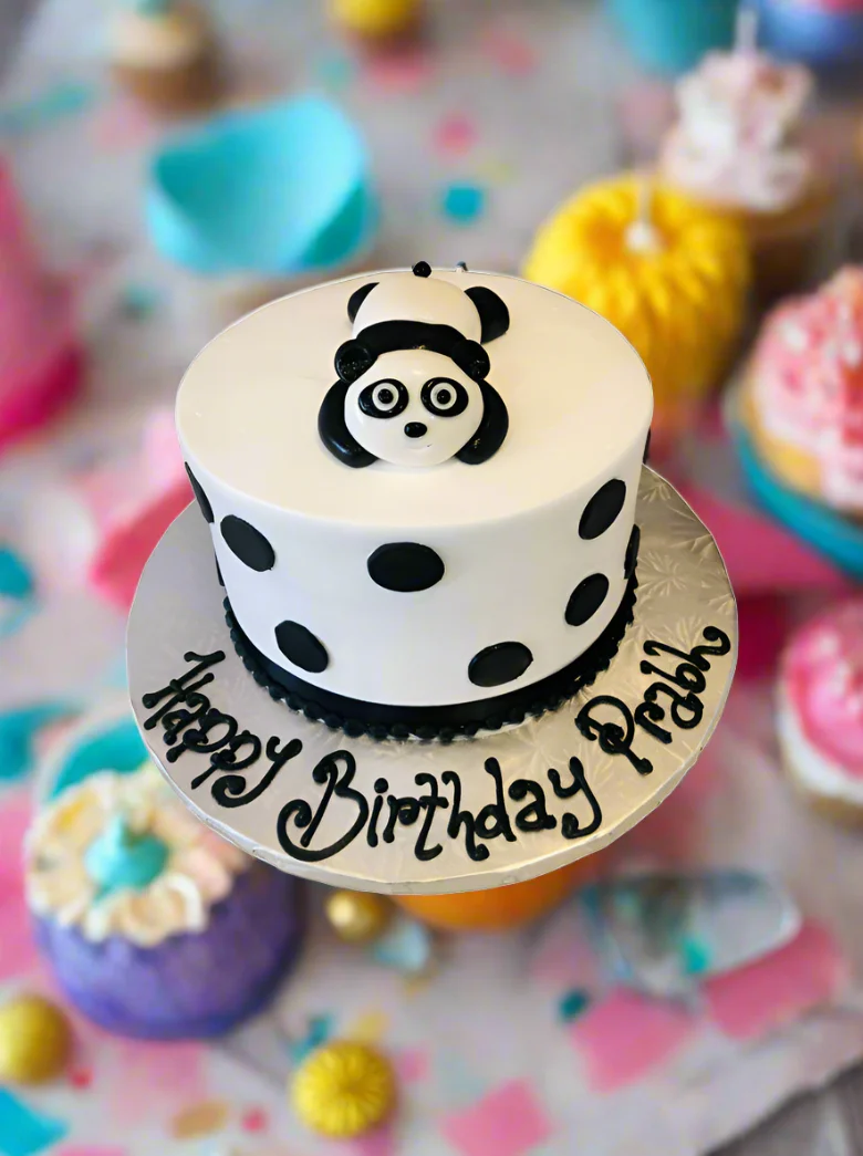 Prabh Panda Fondant Cake - Image 5