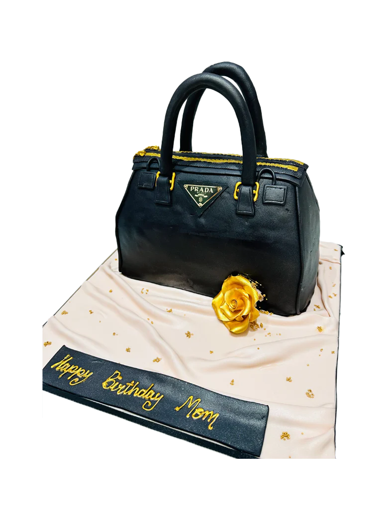 Prada Hand Bag Fondant Cake - Image 5