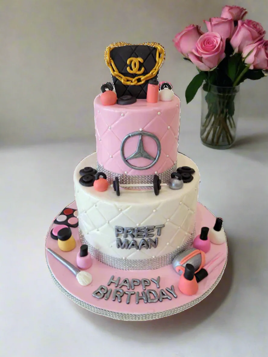 Preet Fondant Tiered Cake - Image 2