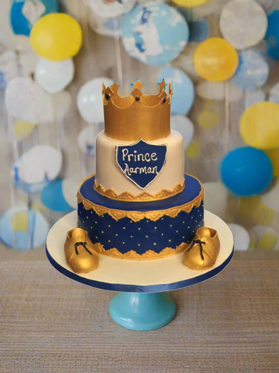 Prince Aarman Crown Cake - Image 2