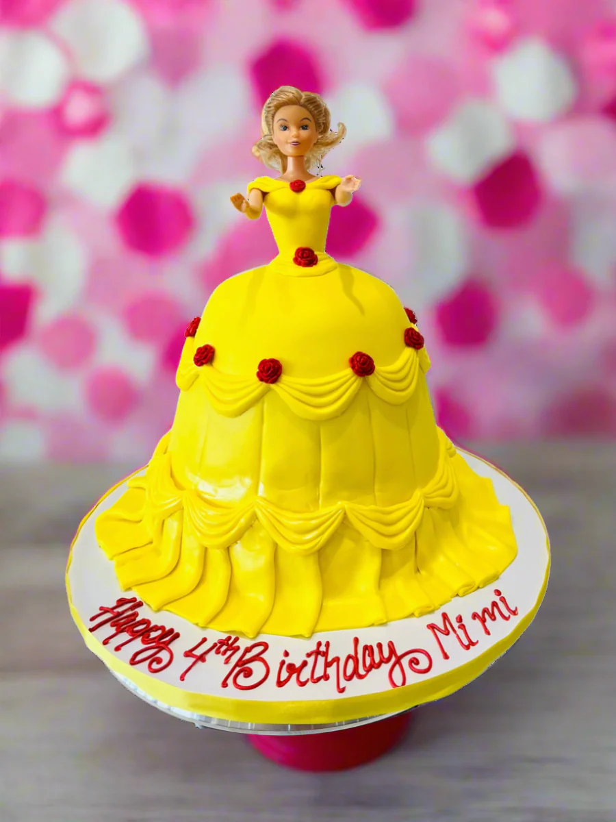 Princess Bella Fondant Barbie Cake - Image 2