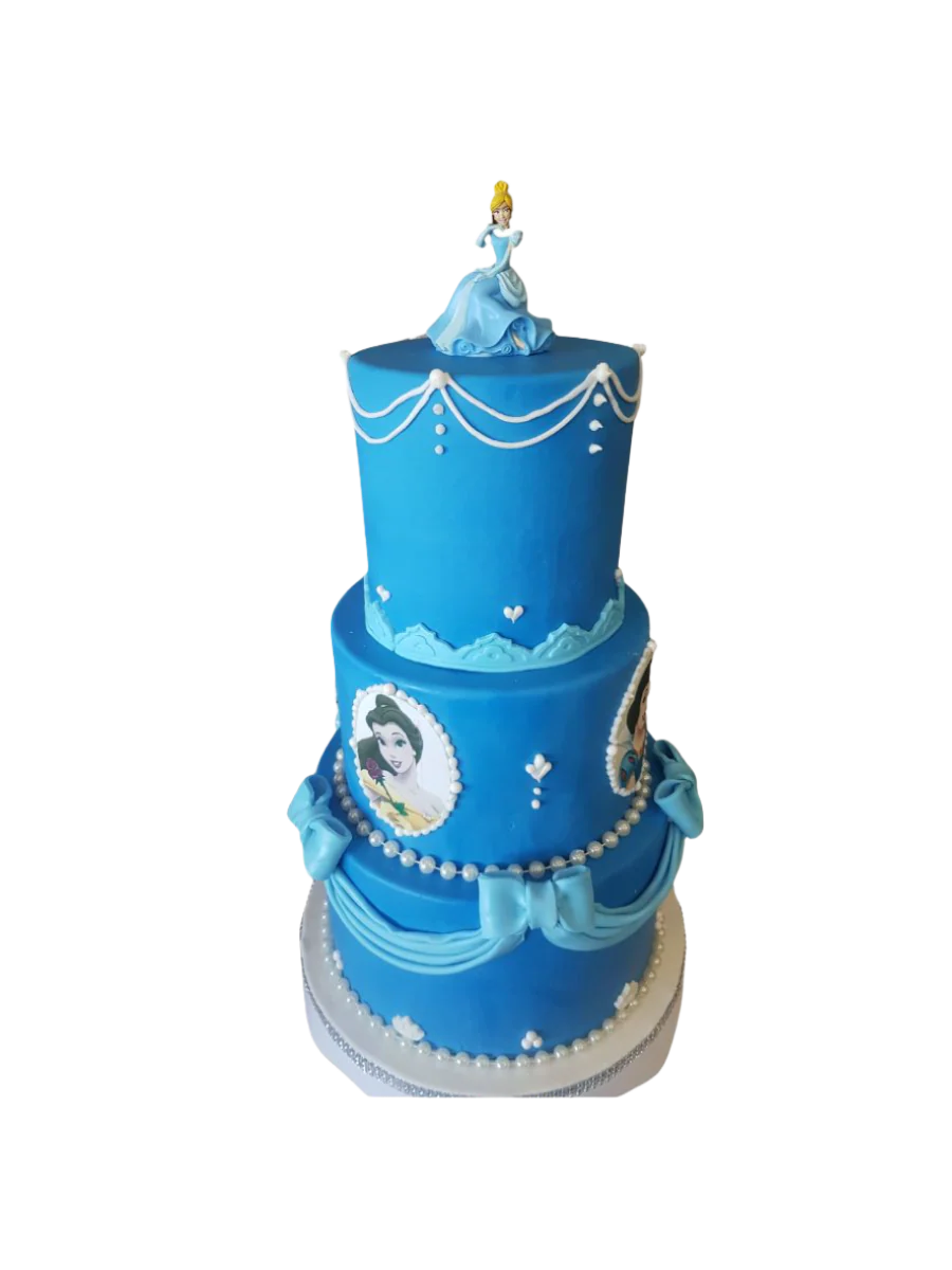 Princess Cinderella Fondant Cake