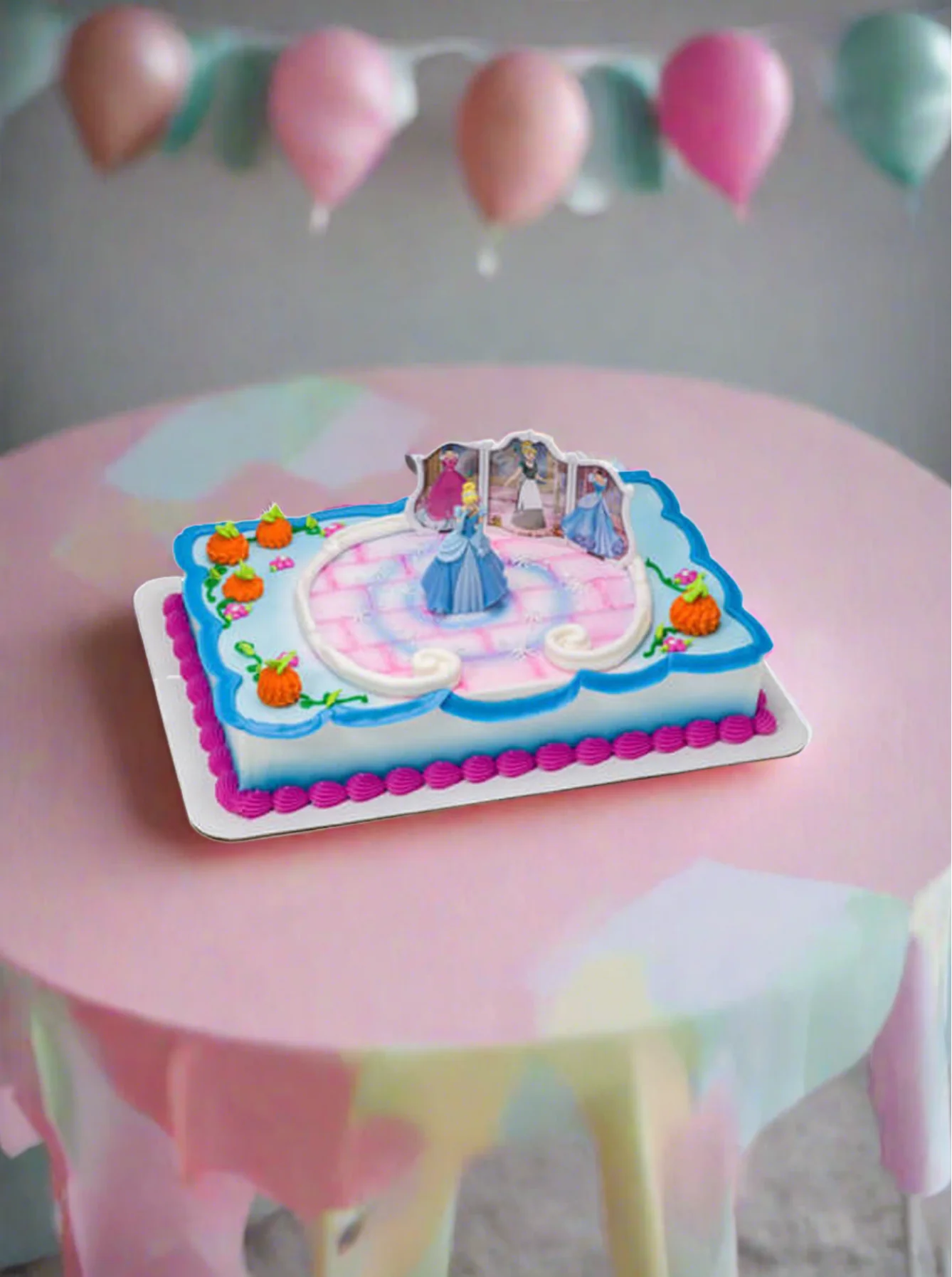 Princess Cinderella Transforms Theme Cake - Image 4