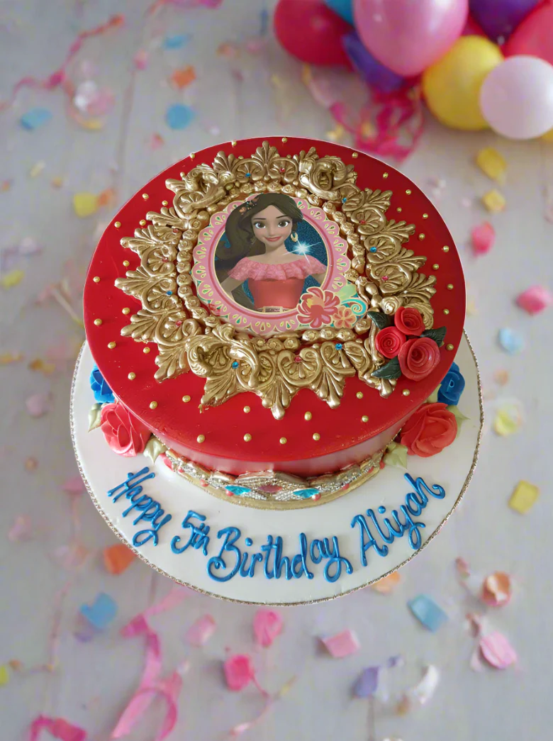 Princess Elena Birthday Cake - Image 3