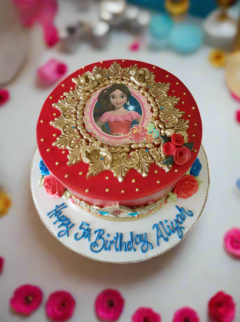 Princess Elena Birthday Cake - Image 4
