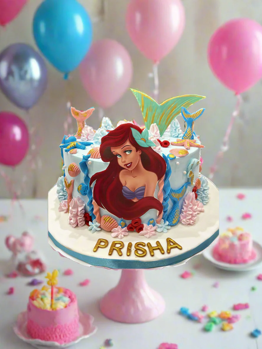 Prisha Mermaid Cake - Image 2