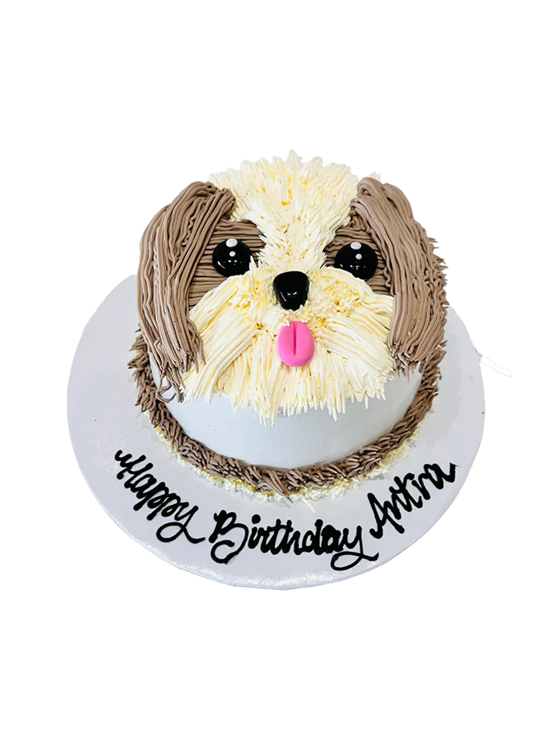 Puppy Cream Cake