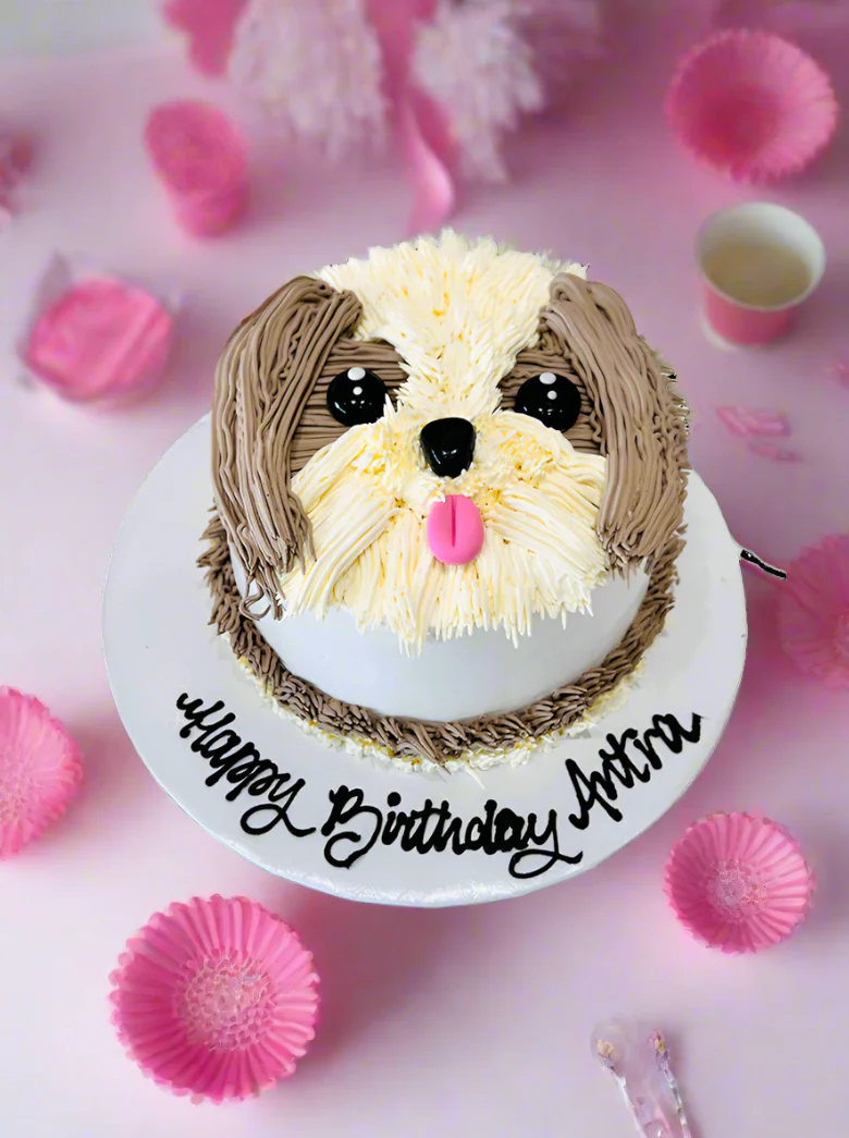 Puppy Cream Cake - Image 2