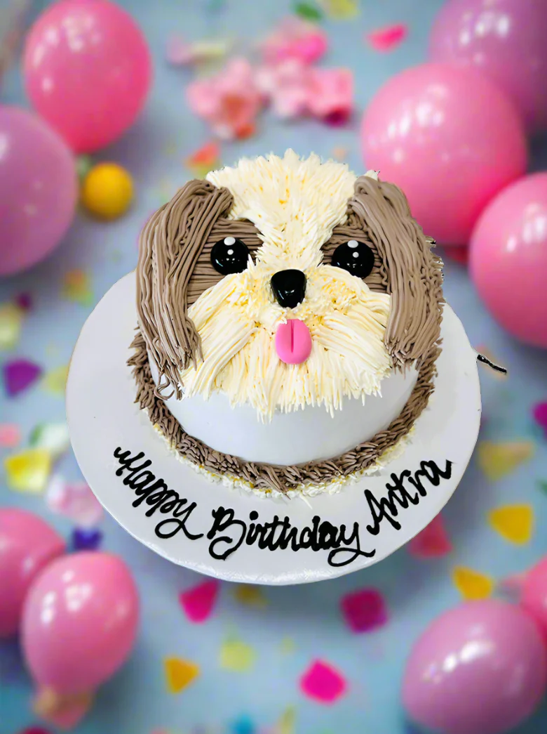 Puppy Cream Cake - Image 5