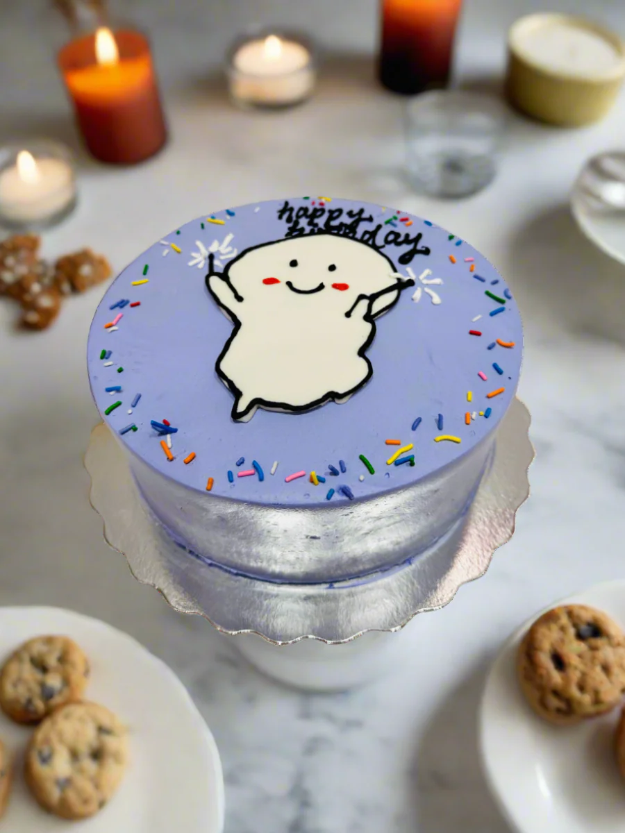 Purple Comic Cake - Image 3