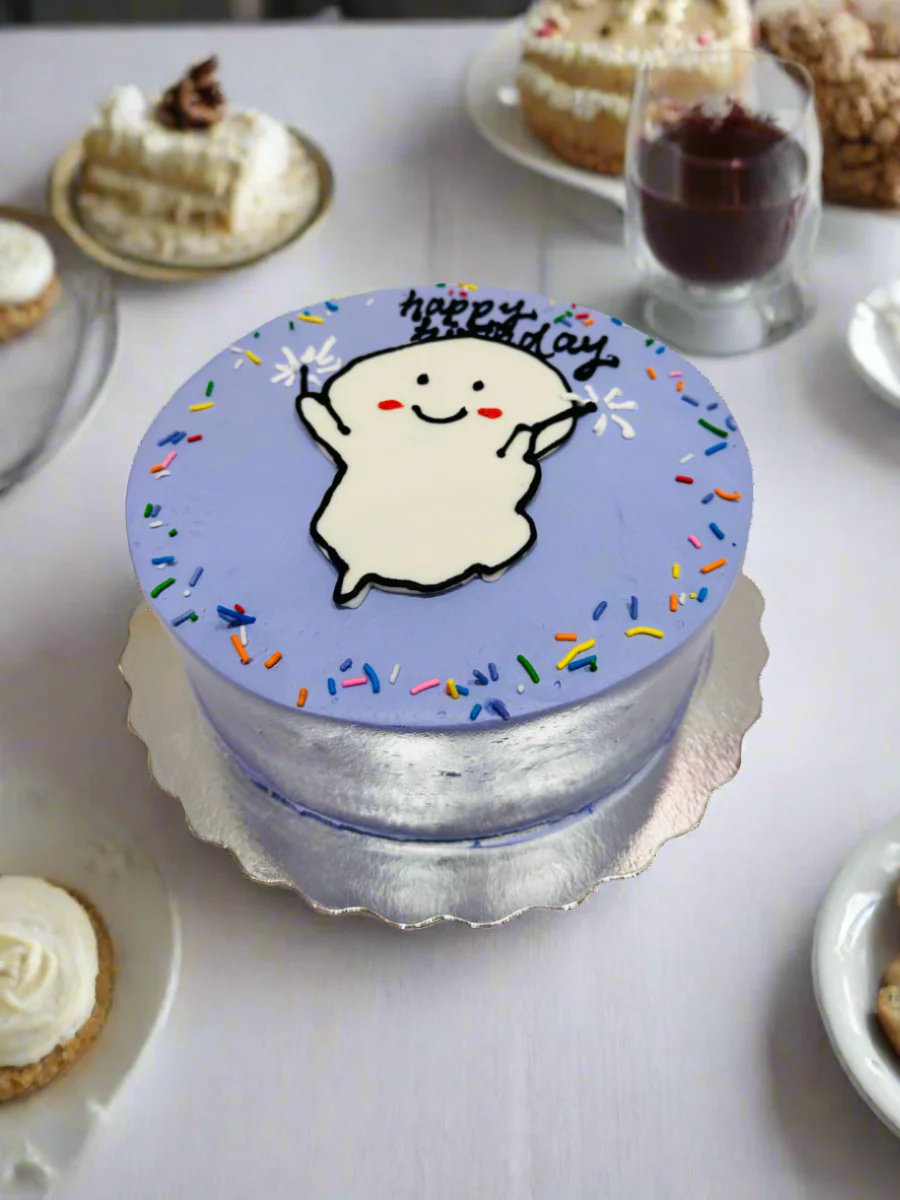 Purple Comic Cake - Image 4