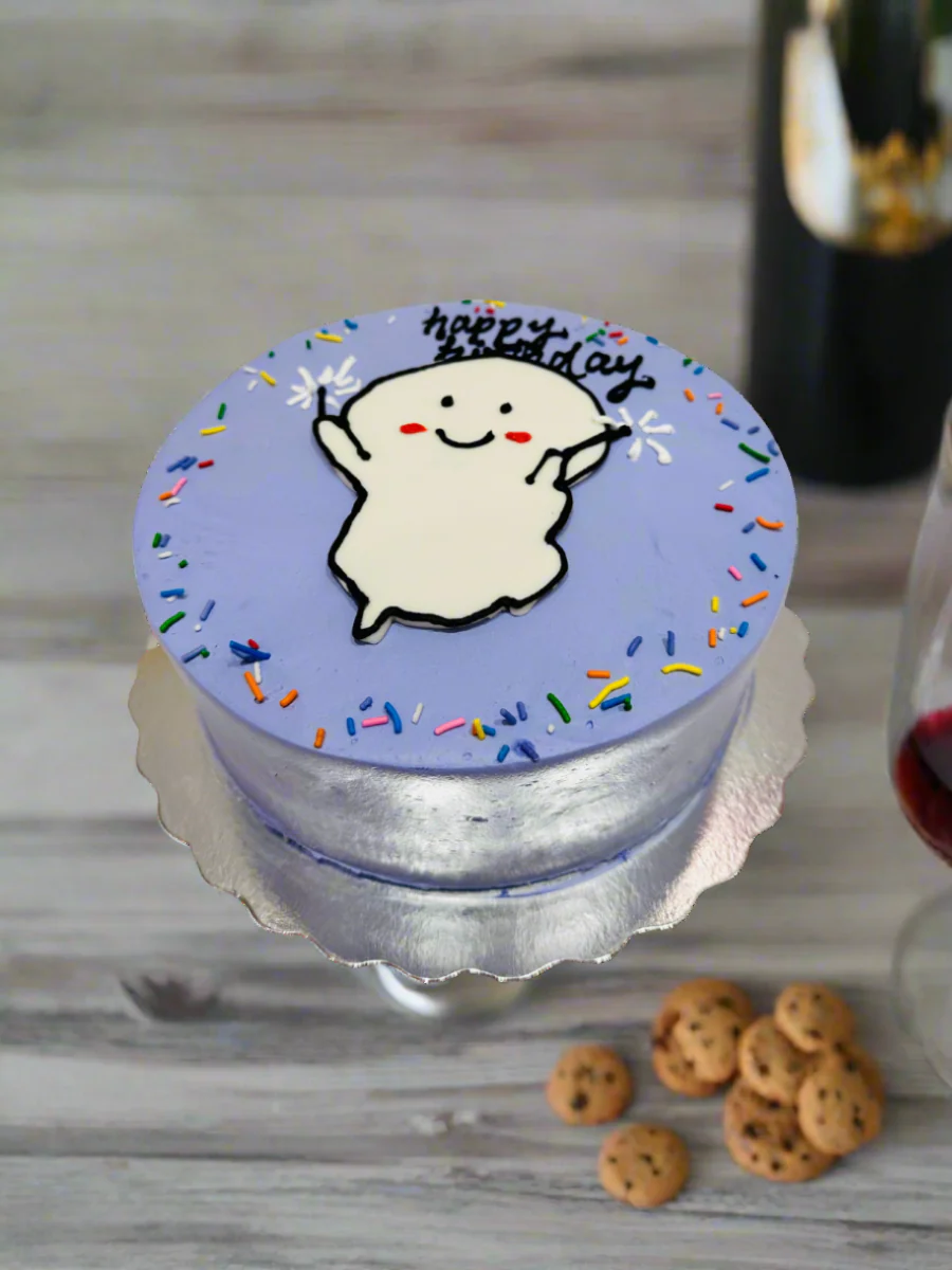 Purple Comic Cake - Image 6