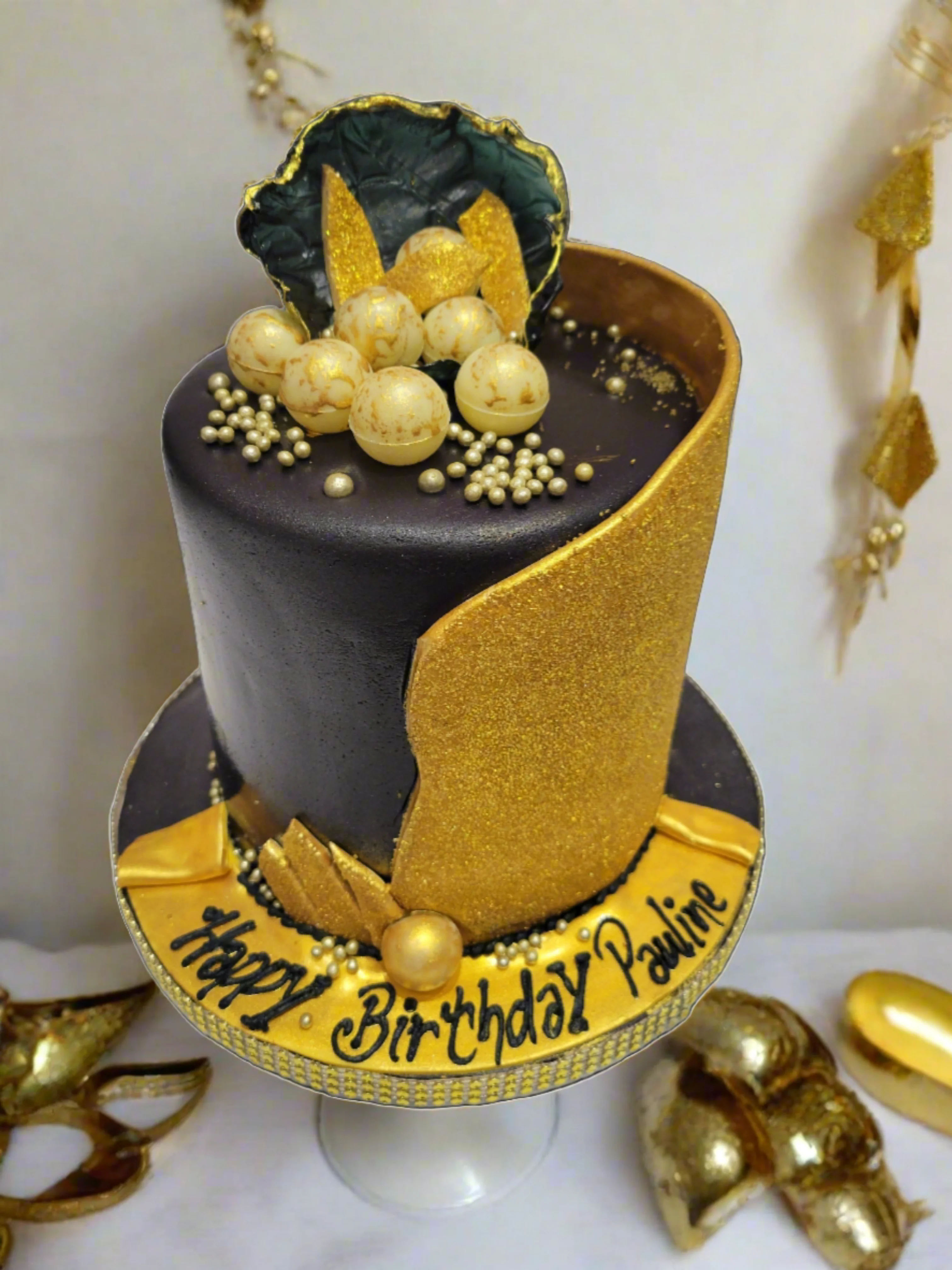 Purple Fondant Cake - Image 7