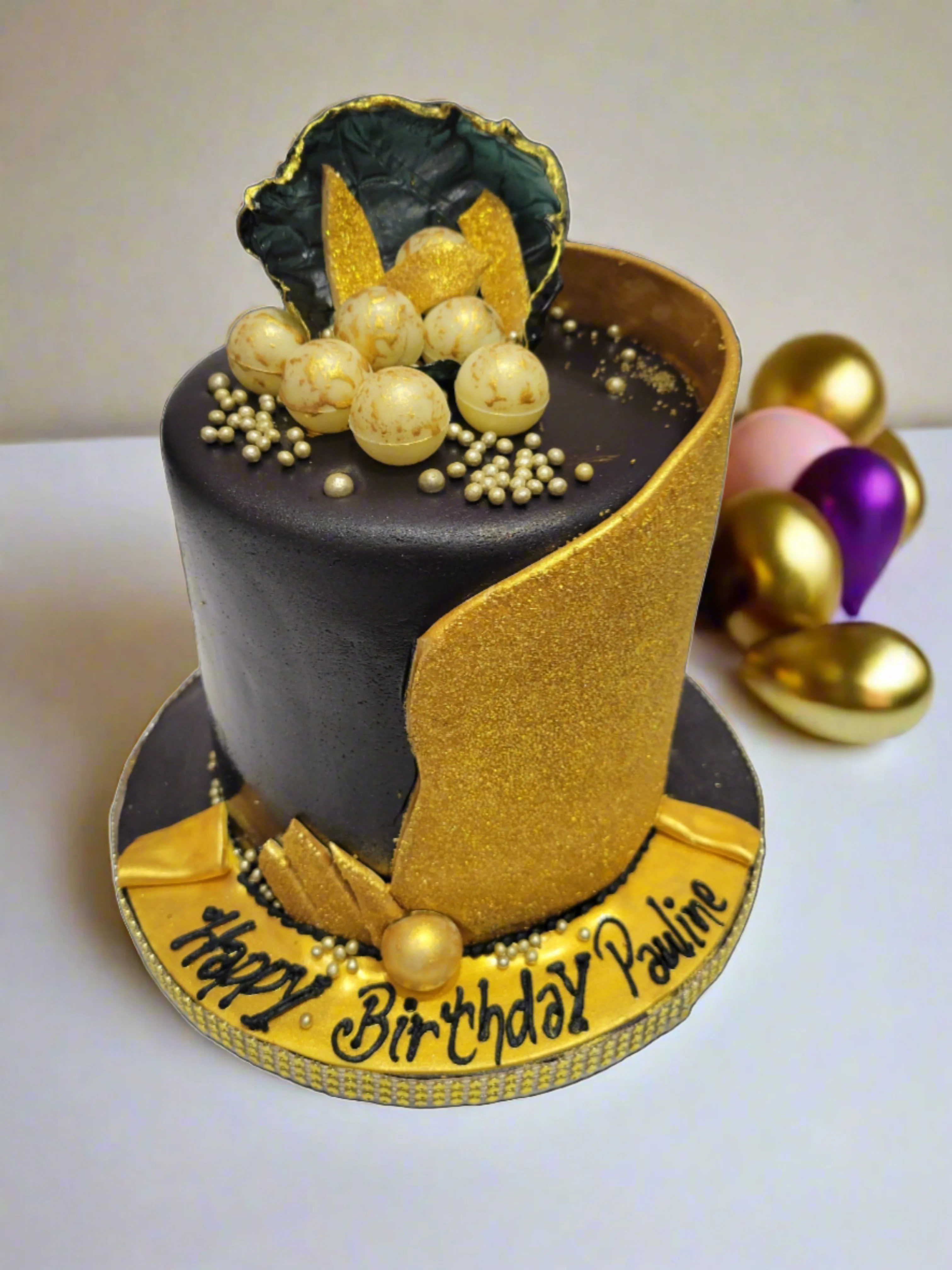 Purple Fondant Cake - Image 8