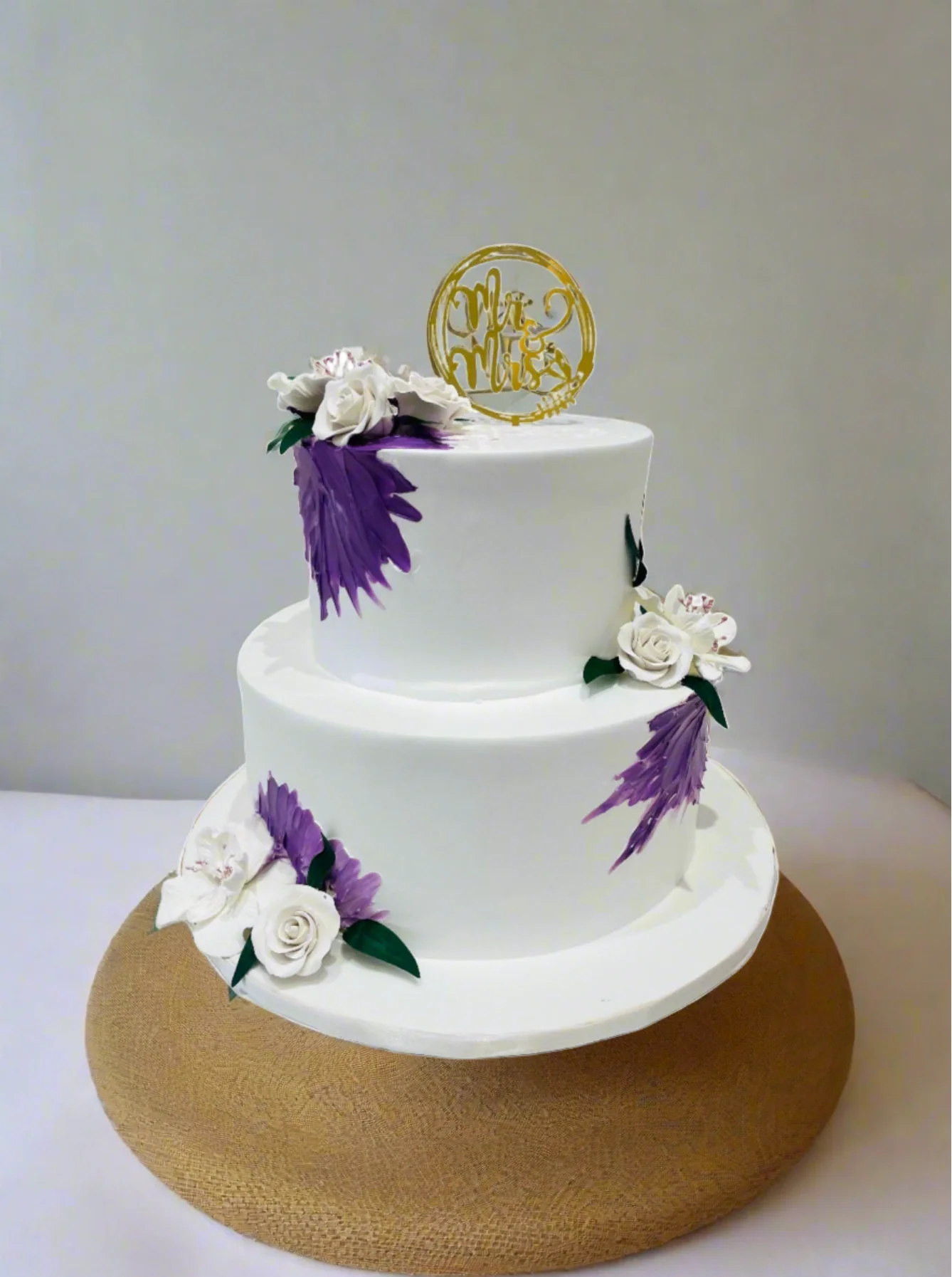 Purple Hues Wedding Cakes - Image 3