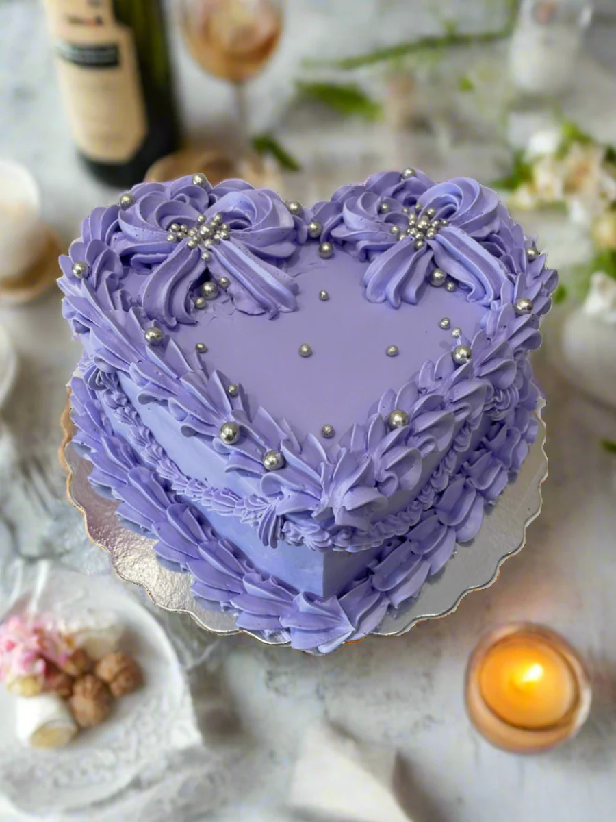 Purple Love Cake - Image 3