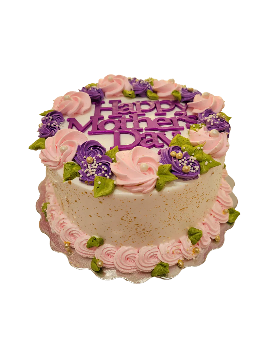 Purple Mother's Day Cake