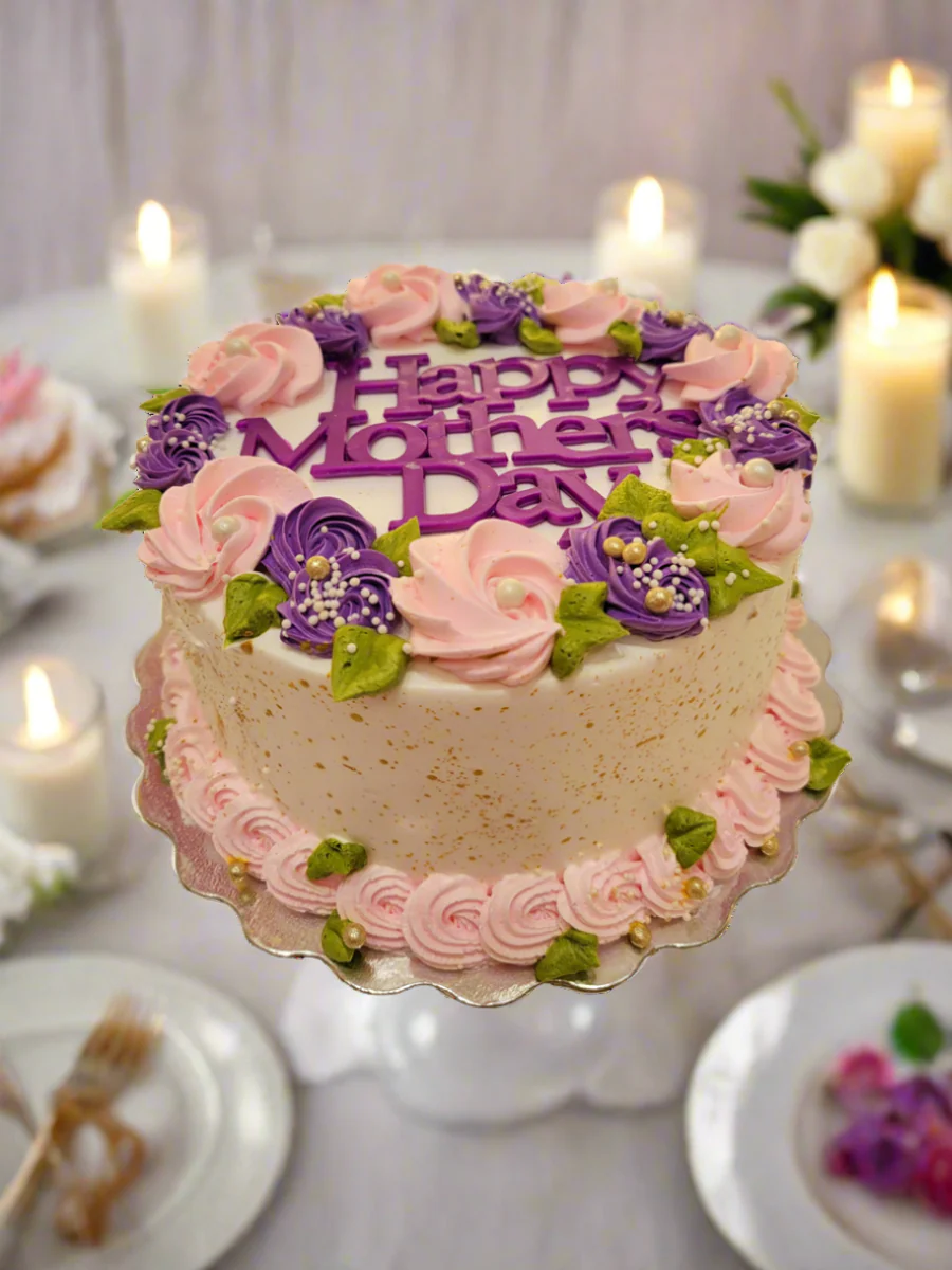Purple Mother's Day Cake - Image 2