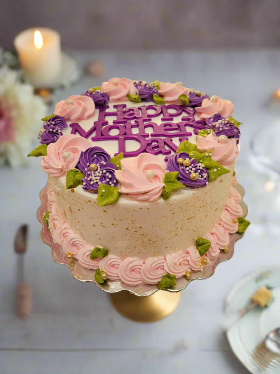 Purple Mother's Day Cake - Image 3