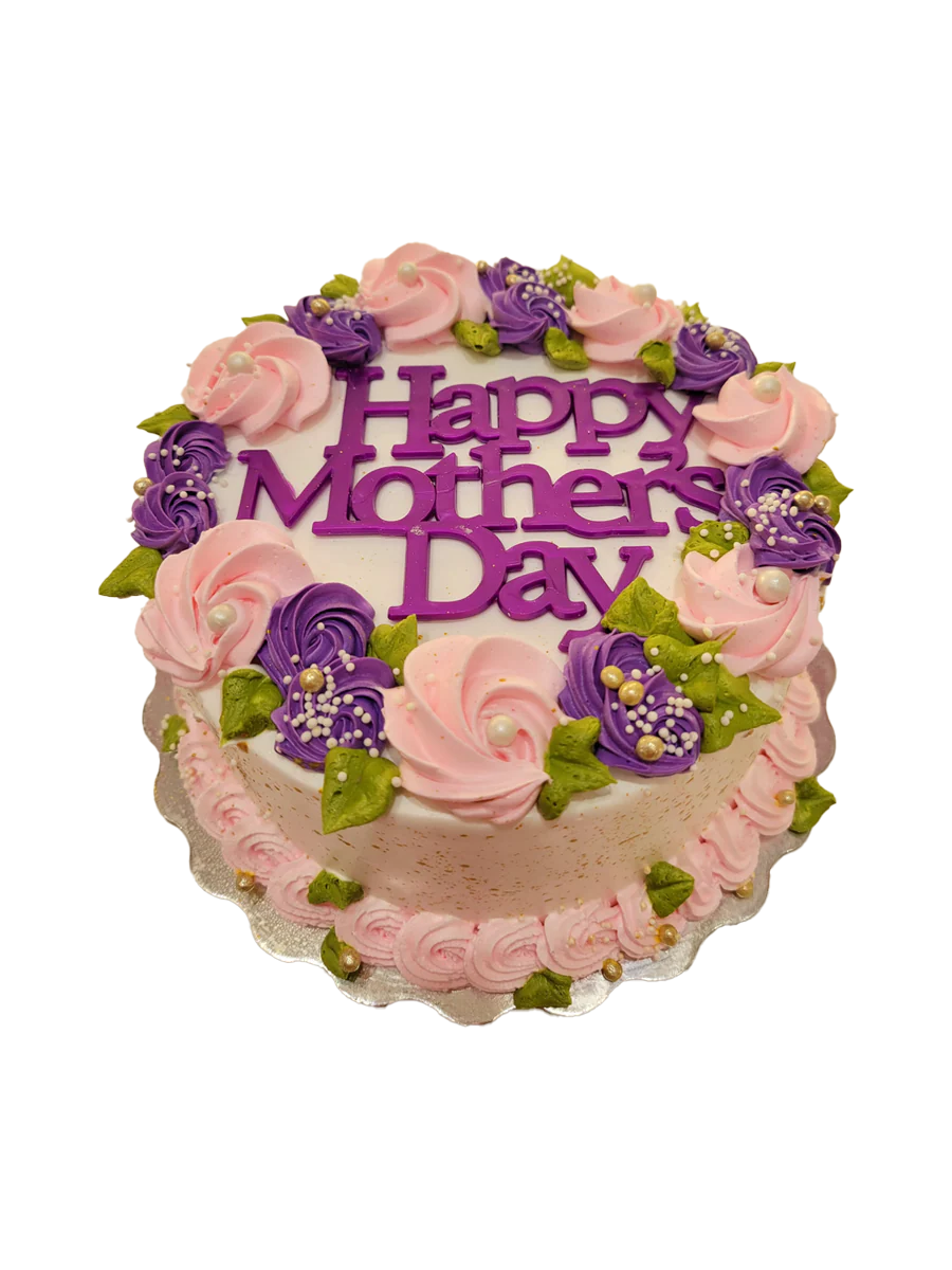 Purple Mother's Day Cake - Image 4