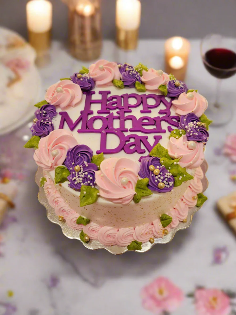 Purple Mother's Day Cake - Image 7