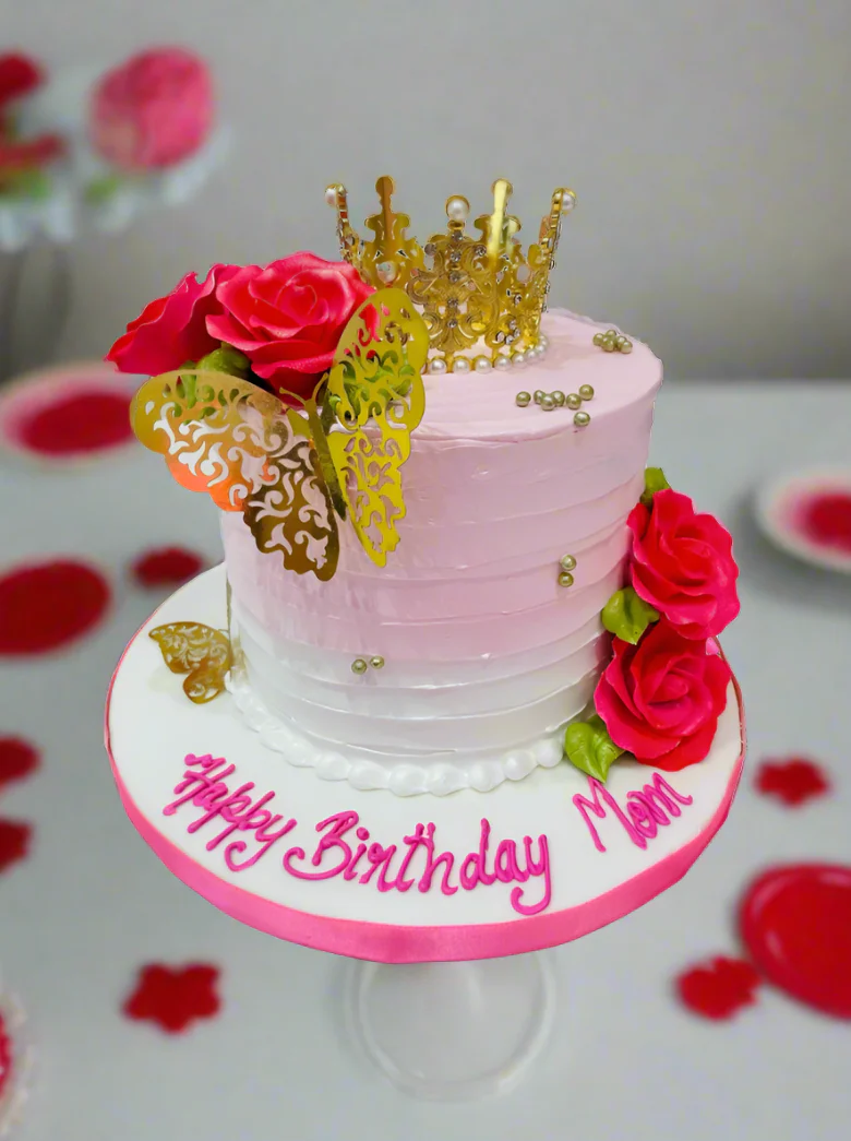 Queen Mommy Crown Cake - Image 3