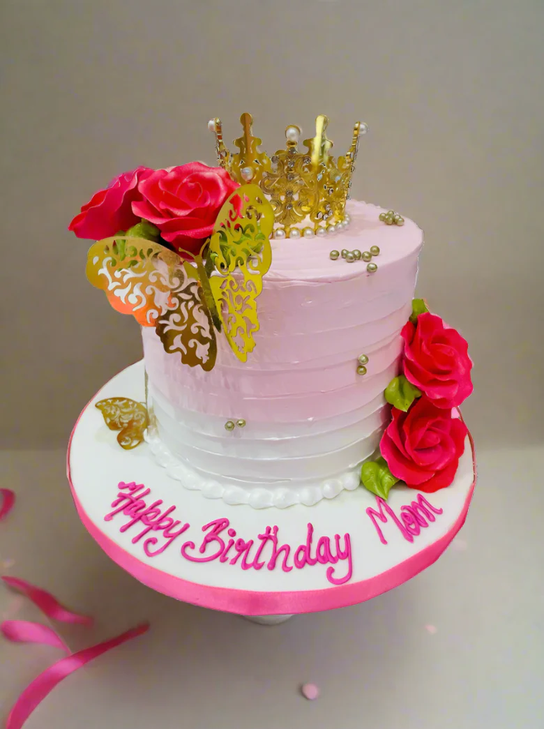 Queen Mommy Crown Cake - Image 4