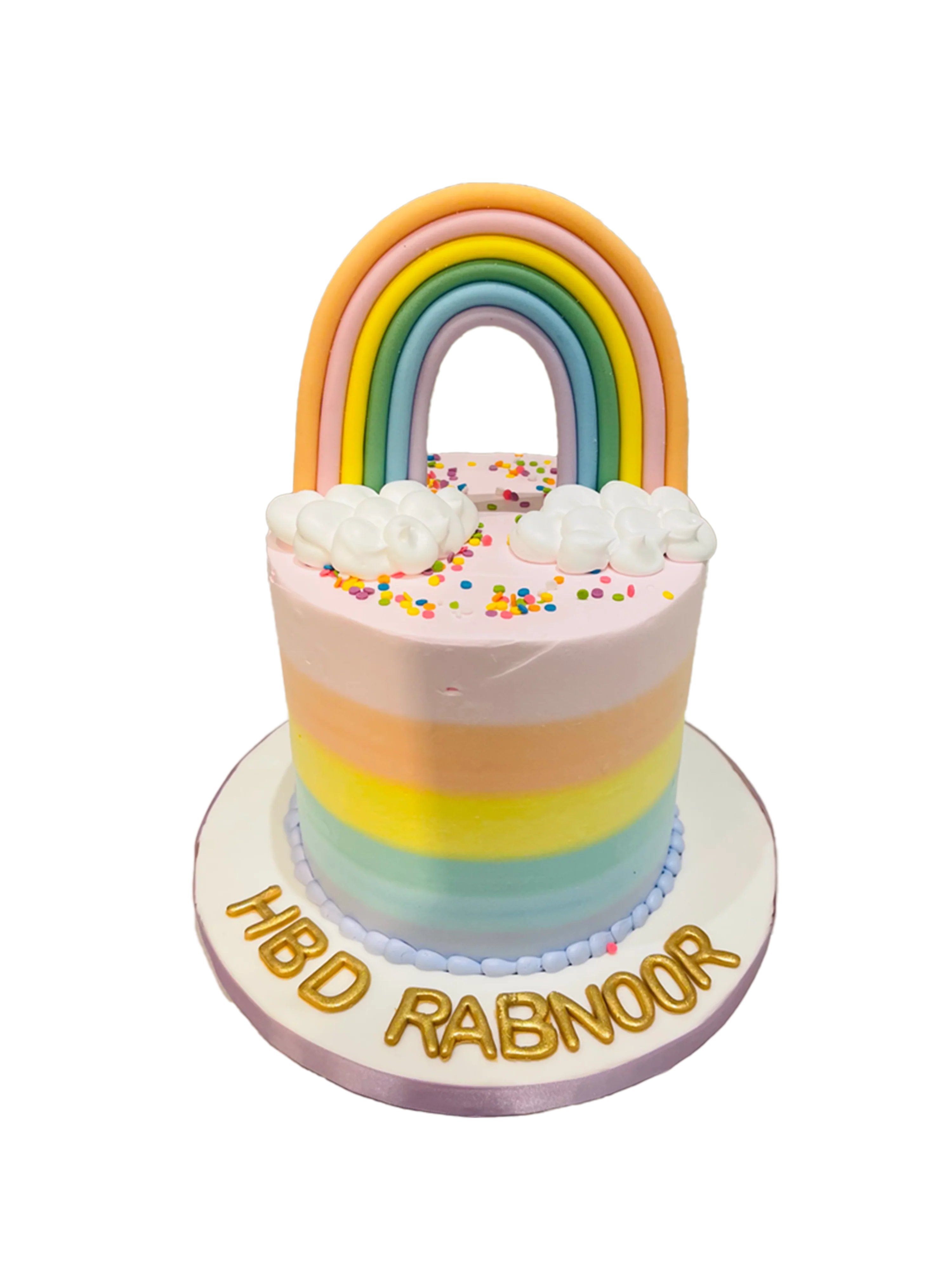 Rabnoor Rainbow Birthday Cake