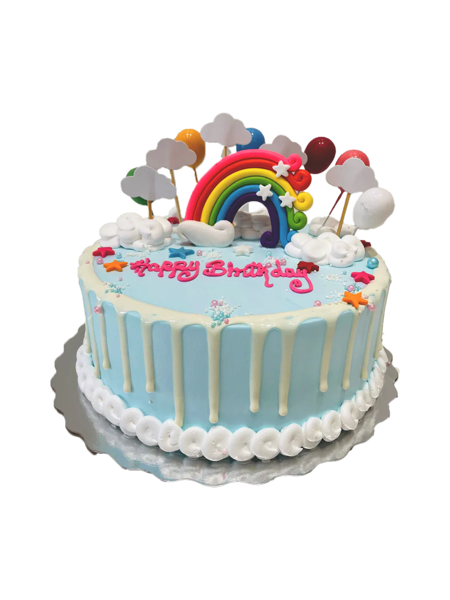 Rainbow Cream Cake