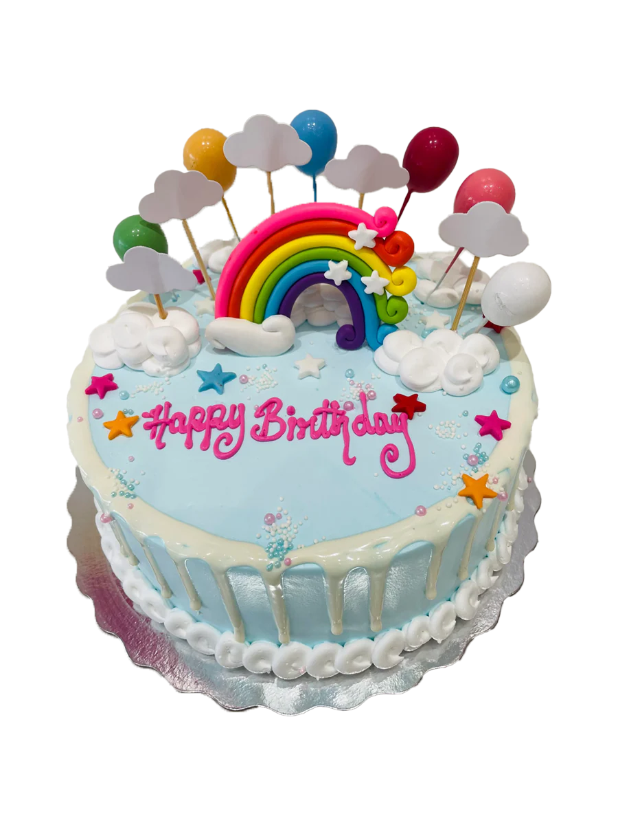 Rainbow Cream Cake - Image 3