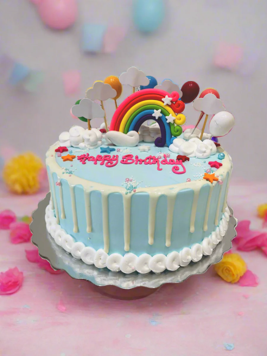 Rainbow Cream Cake - Image 4