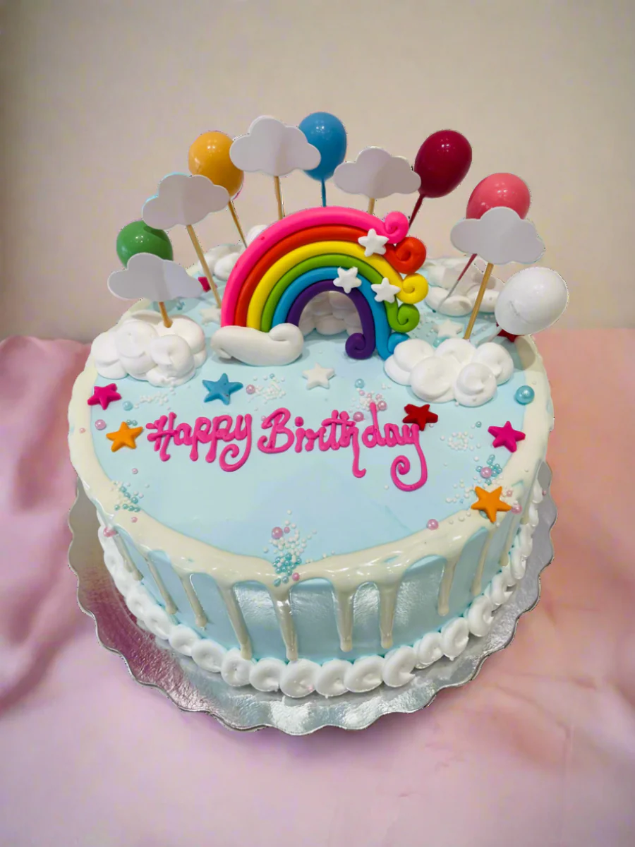 Rainbow Cream Cake - Image 5