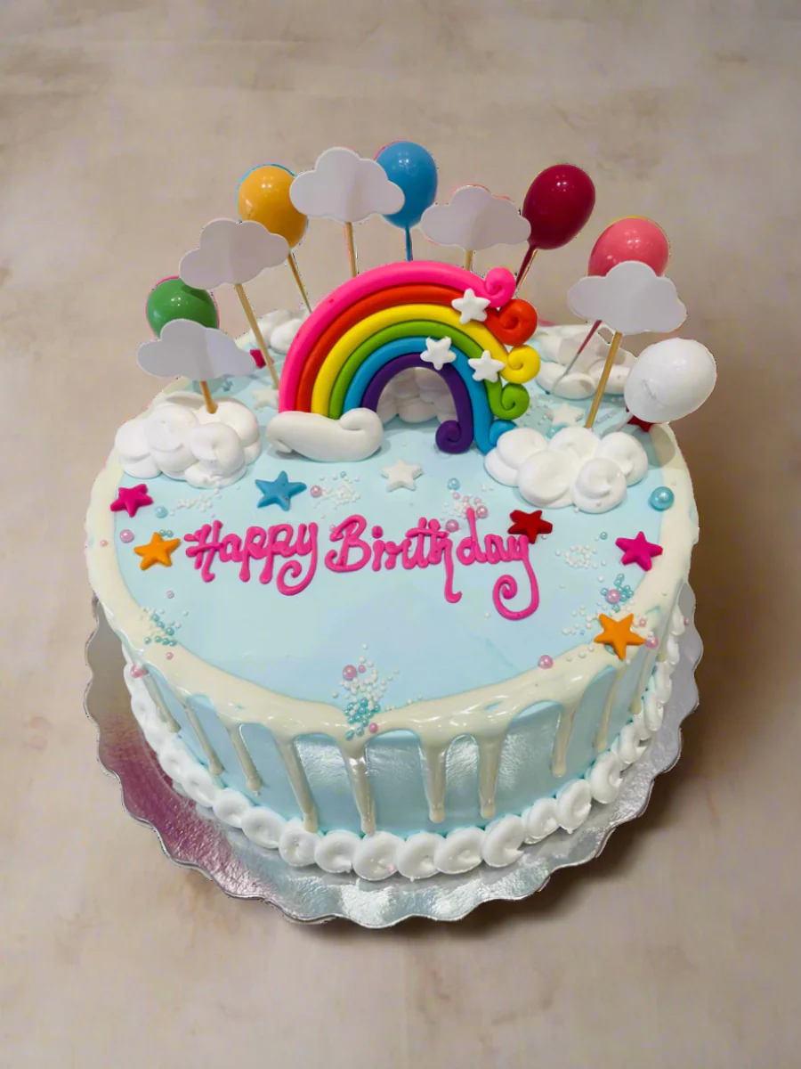 Rainbow Cream Cake - Image 6