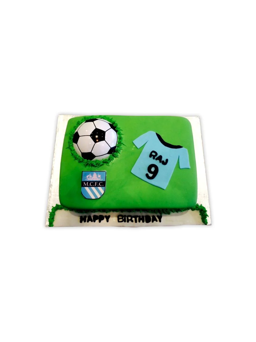 Raj Soccer Fondant Cake - Image 5
