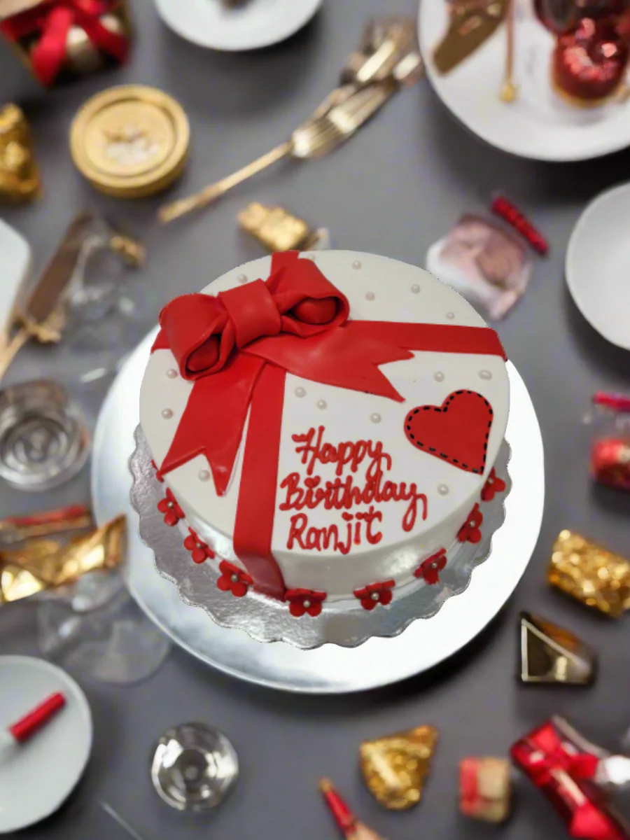 Ranjit Bow Birthday Cake - Image 4