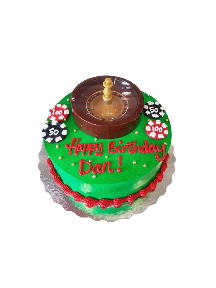 Rapid Roulette Casino Cake