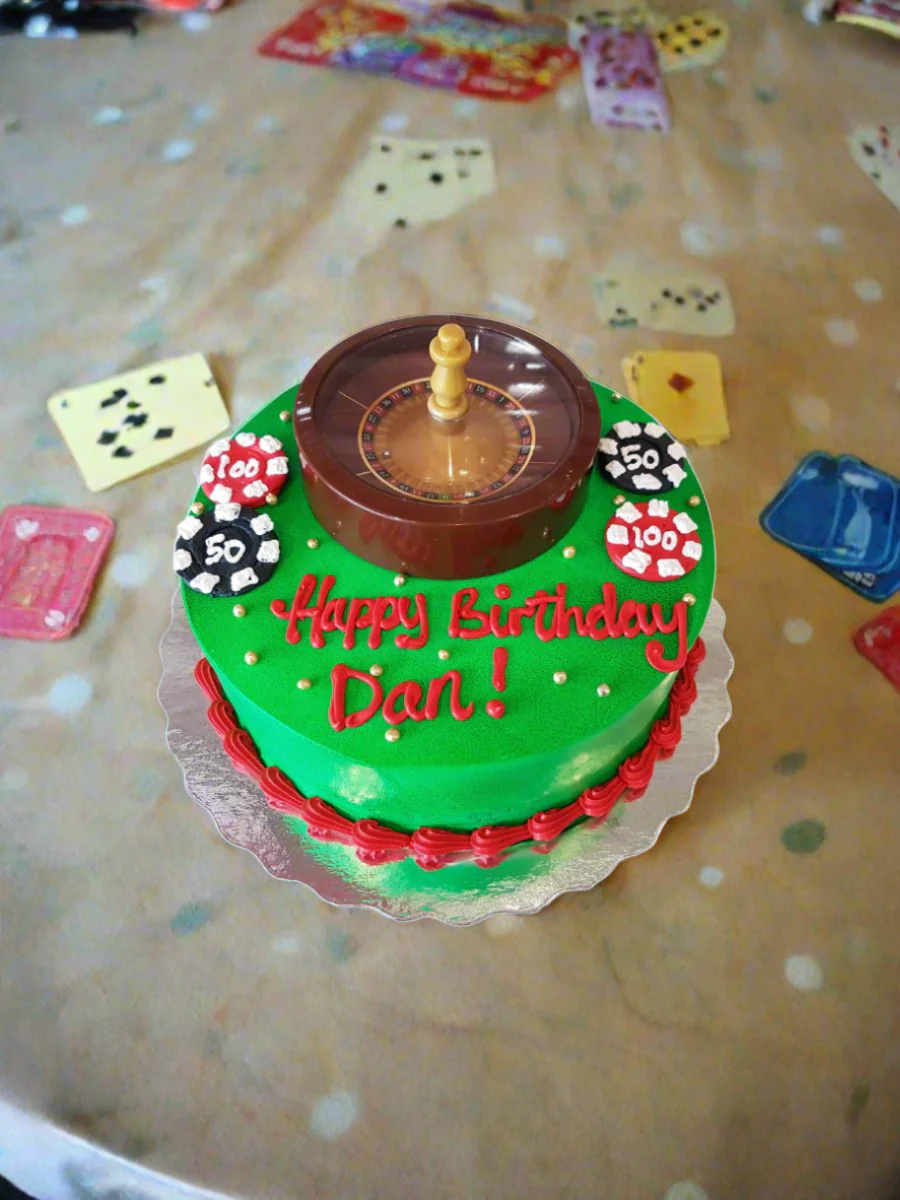 Rapid Roulette Casino Cake - Image 2