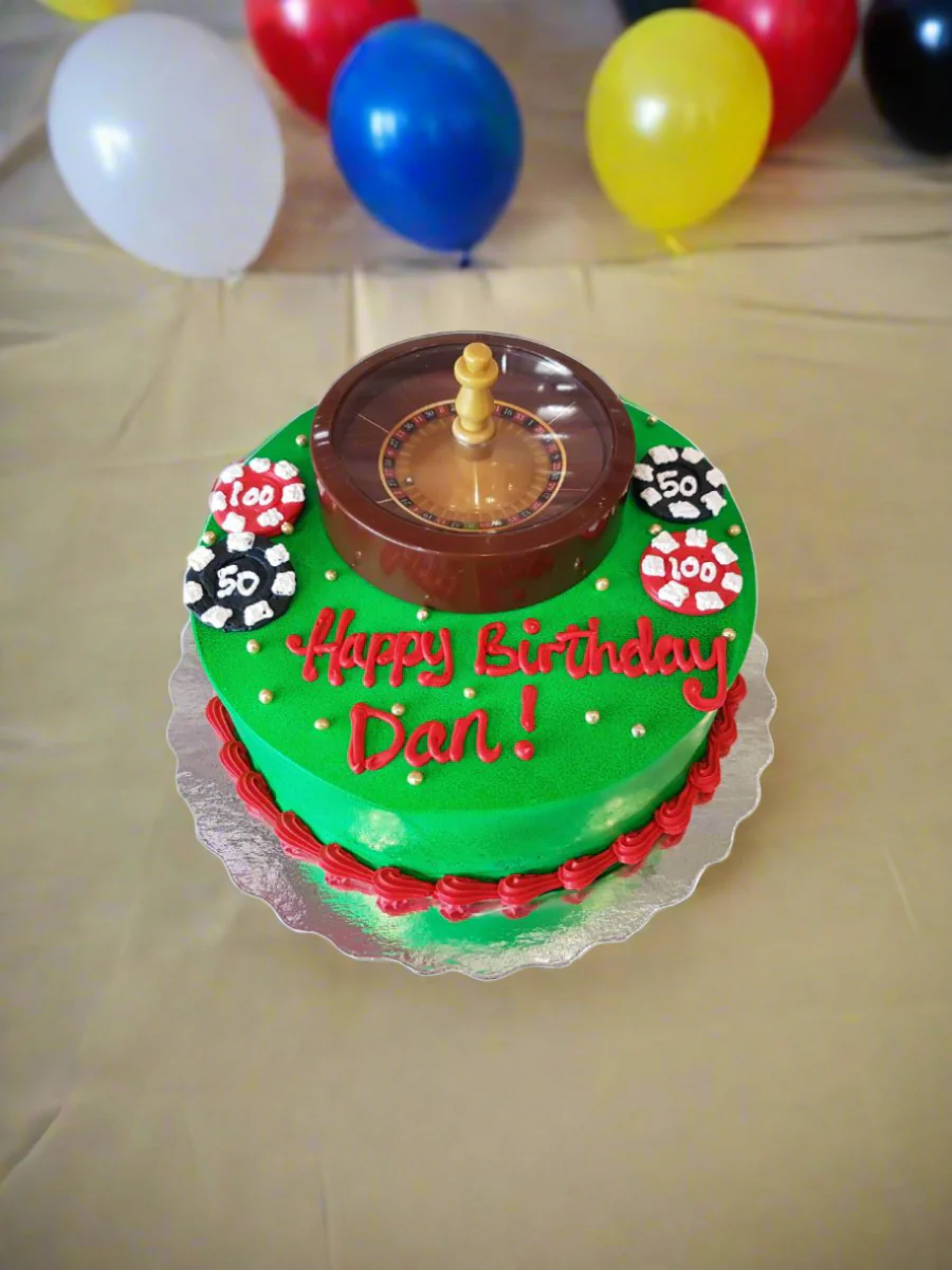 Rapid Roulette Casino Cake - Image 5