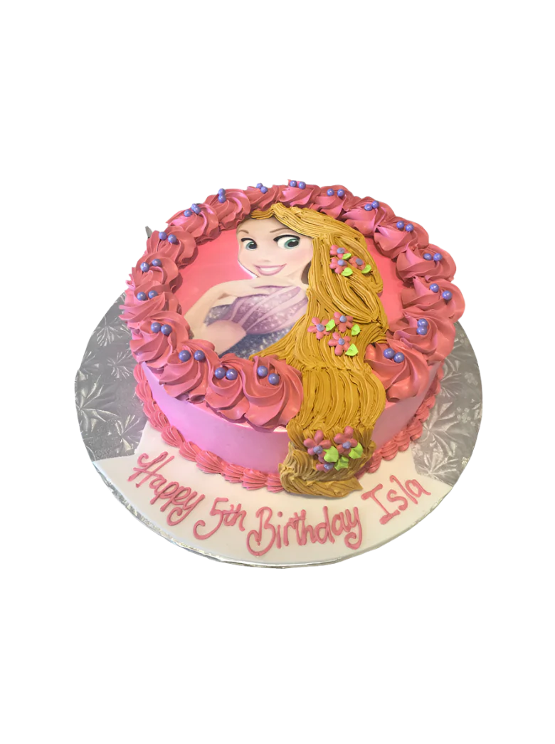 Rapunzel Photo Cake