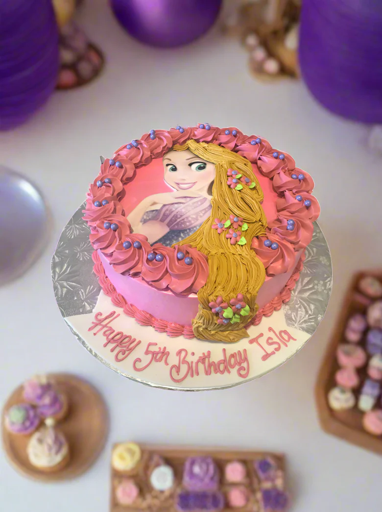 Rapunzel Photo Cake - Image 2