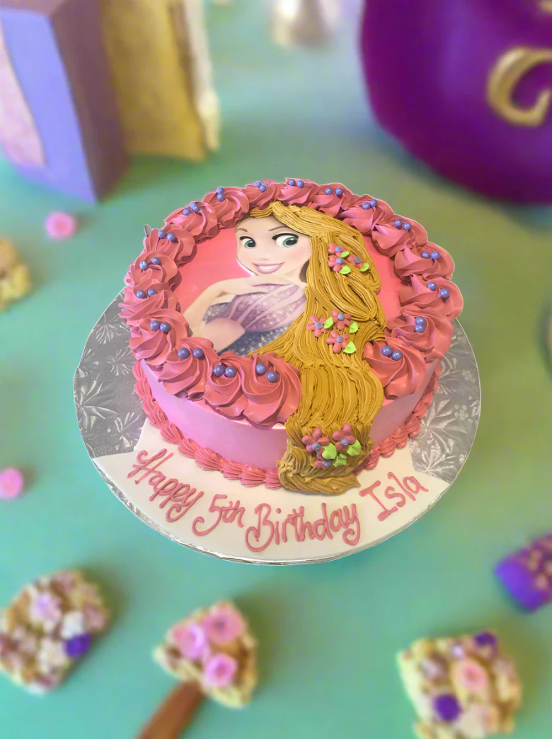 Rapunzel Photo Cake - Image 3