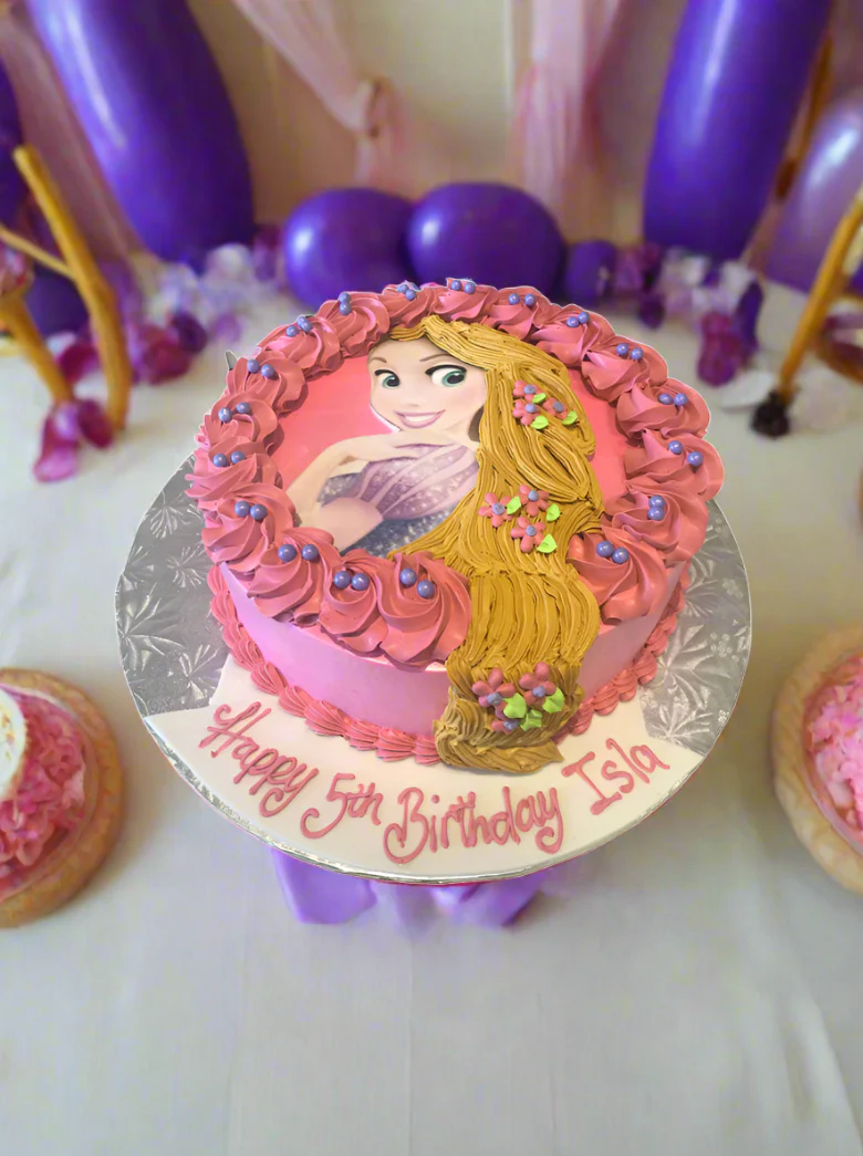 Rapunzel Photo Cake - Image 4