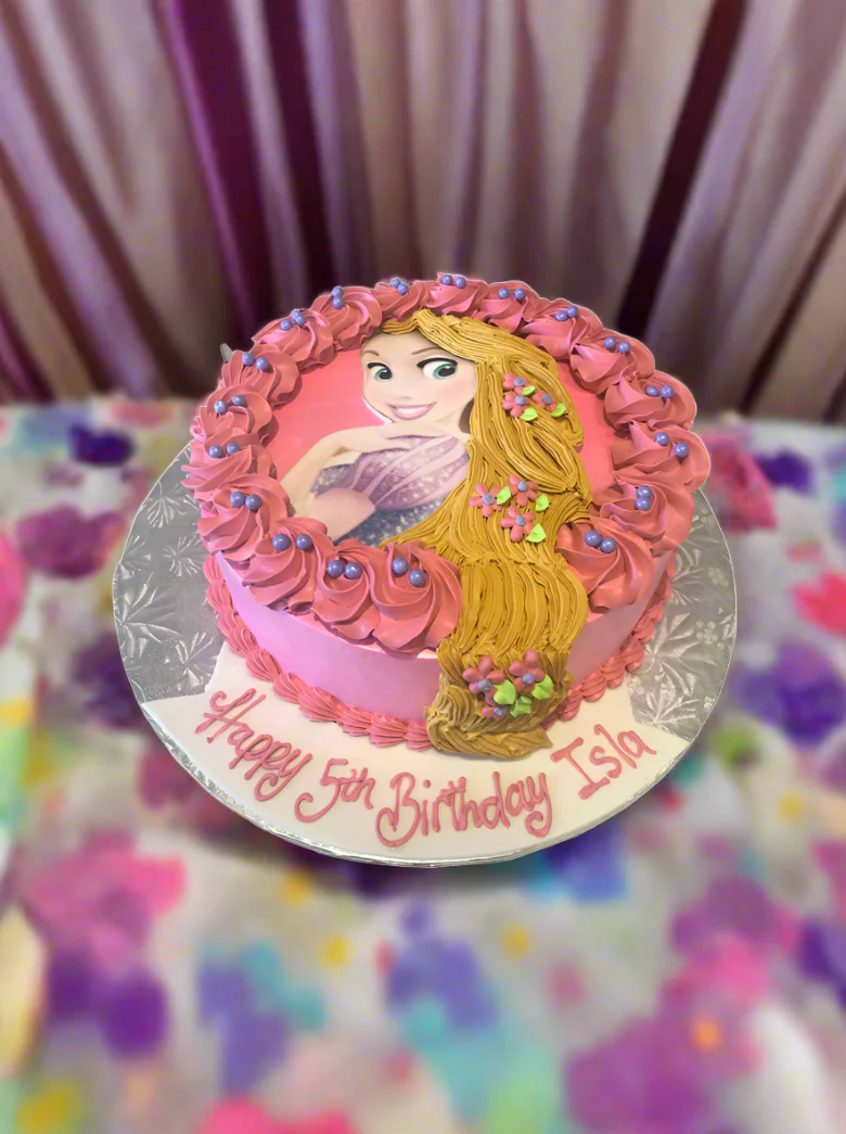 Rapunzel Photo Cake - Image 5