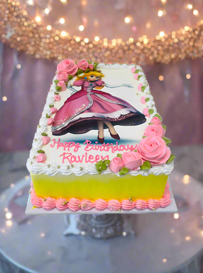 Ravleen Barbie Photo Cake - Image 2