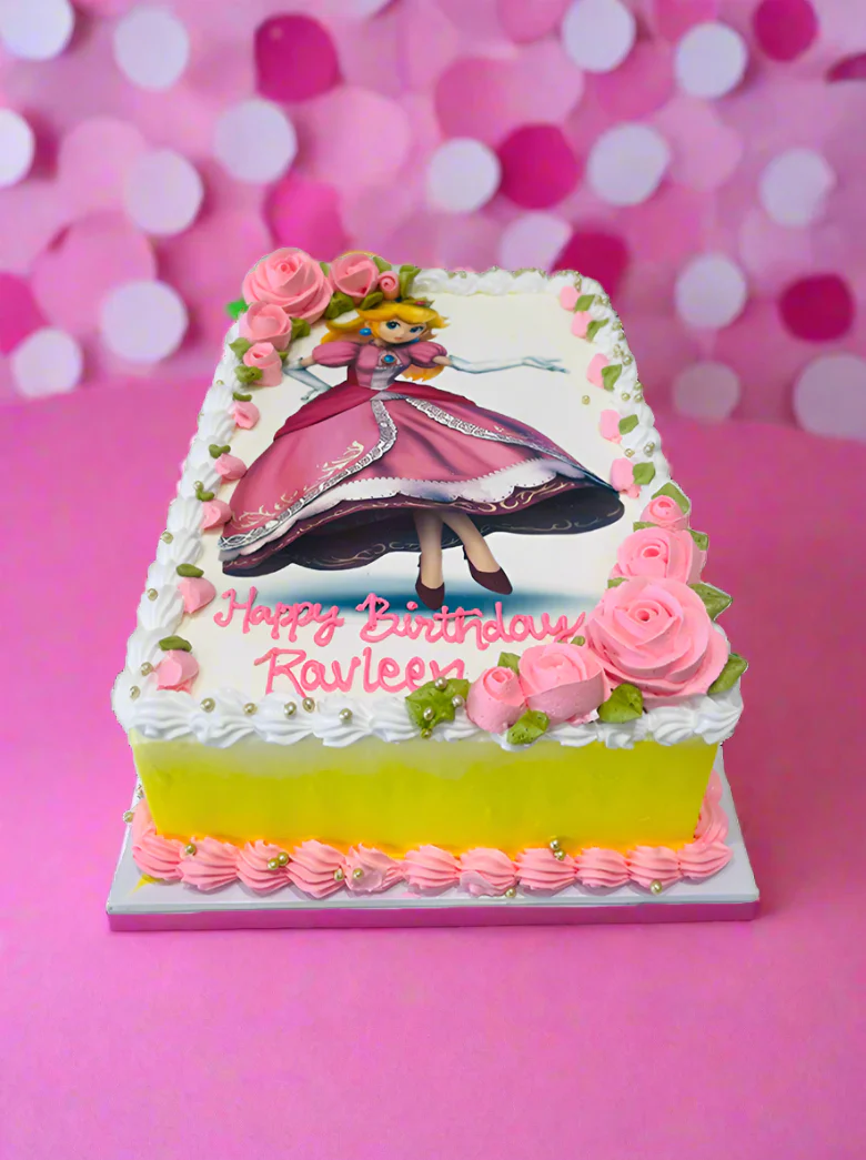 Ravleen Barbie Photo Cake - Image 3