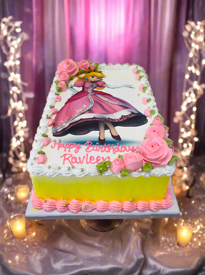Ravleen Barbie Photo Cake - Image 5